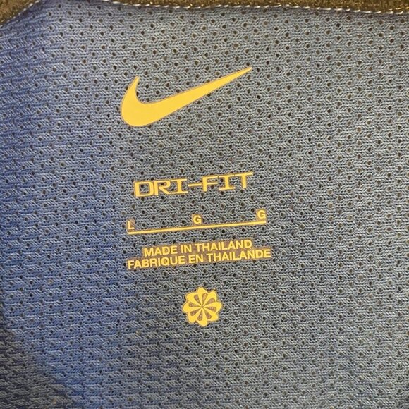 Nike Women's Strike III Soccer Jersey Dri-Fit Blue Short Sleeve Size L - NWT $50 - Picture 10 of 13